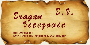 Dragan Vitezović vizit kartica
